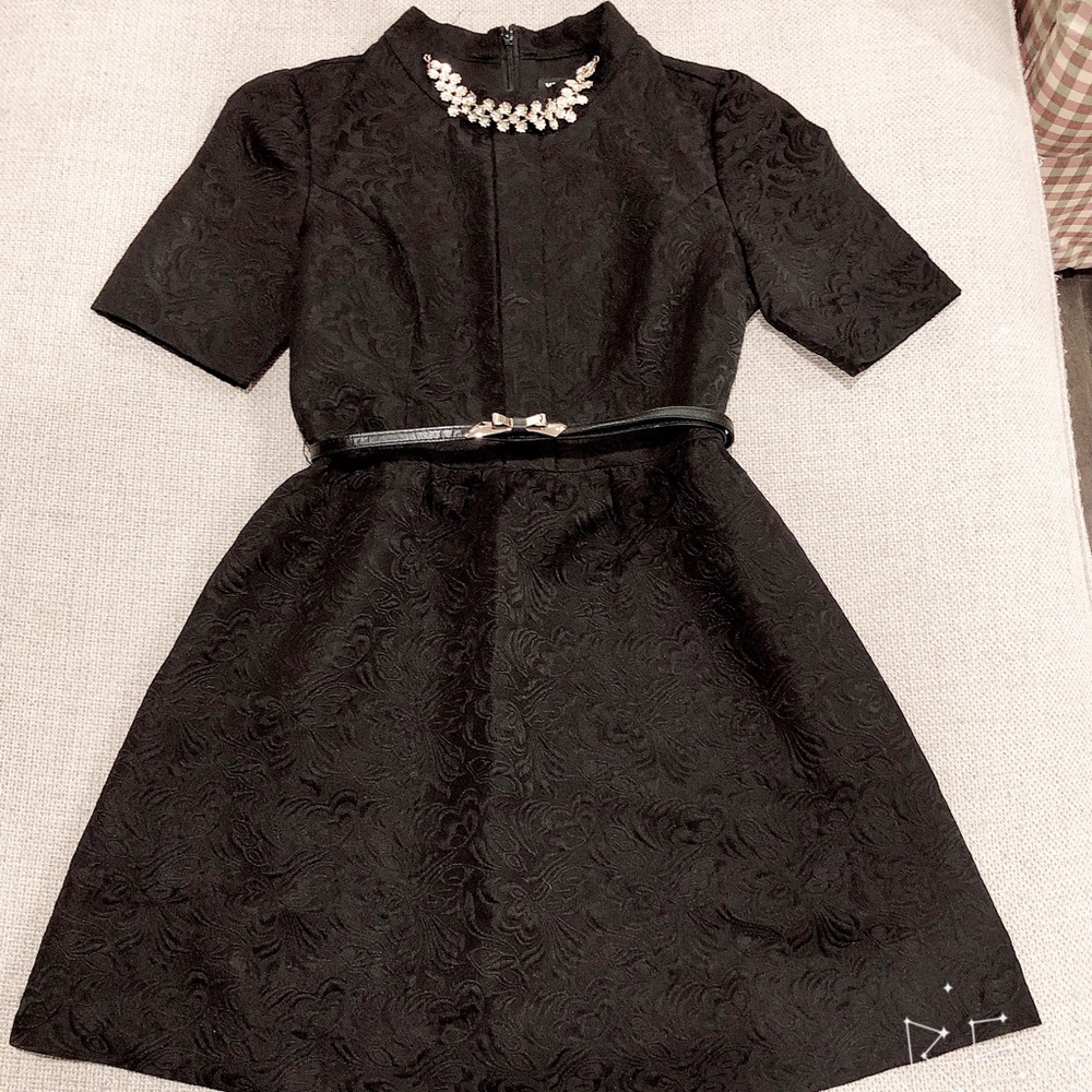 Princess Night party prom black dress. Royal Qipao